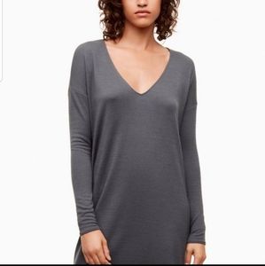 *2 for 40* Aritzia Wilfred Free Gail Dress in grey